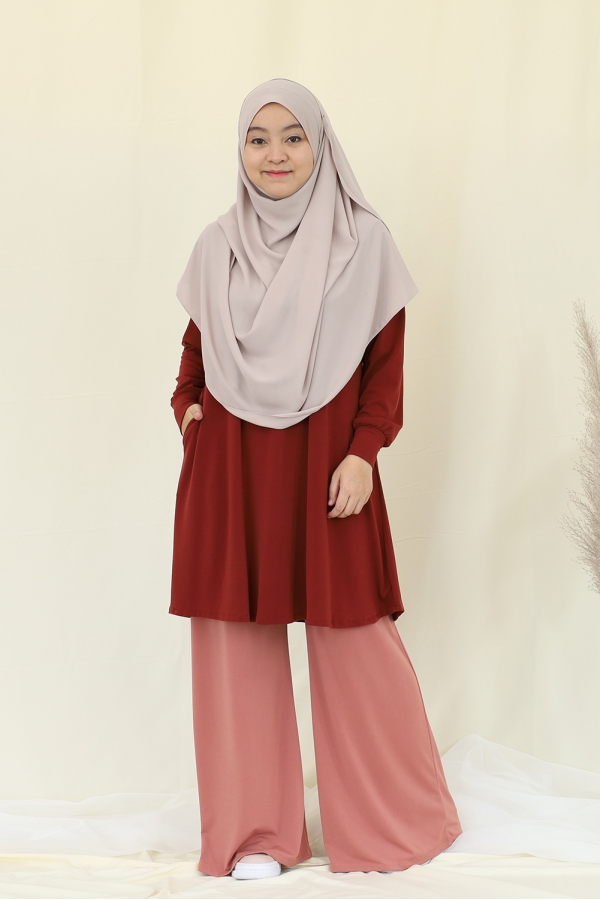 Luna Blouse - Brick